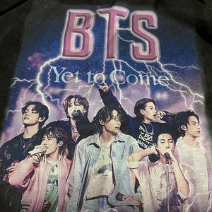 BTS yet to Come Inspired Acid Wash Oversize T-shirt - 250 GSM - Etsy