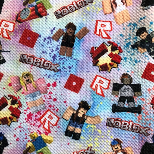 Roblox Girl Seamless Pattern for your Gamer Girl. Roblox Pattern for  crafting, fabrics, scrapbooking, etc.