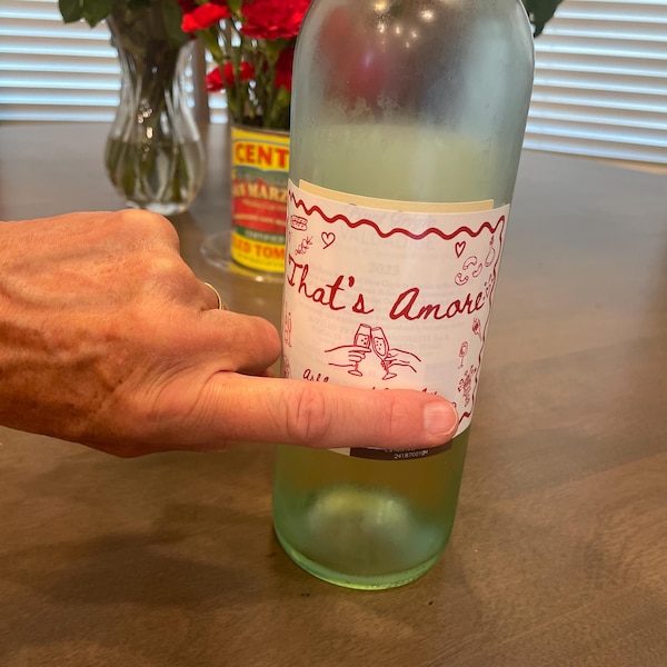 That's Amore Champagne/prosecco Labels: Italian Bridal Shower Favors - Etsy