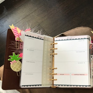 planner printable weekly inserts undated filofax etsy