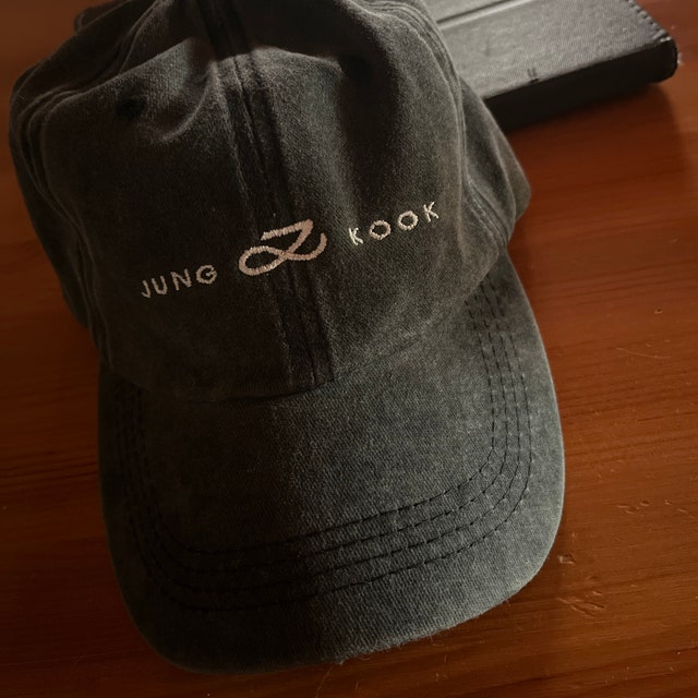 Buy Embroidered Baseball Cap - Jungkook Online in India - Etsy