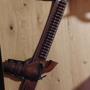 メキシカンループ ウエスタン カウボーイ ホルスターとベルト（クロス