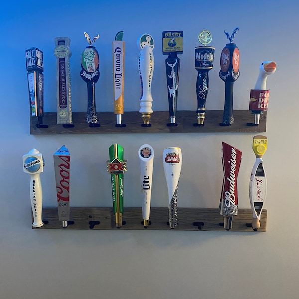 Tap Handle Rack Tap Handle Wall Display (rack) - Holds 6 Tap Handles - 24