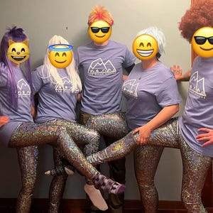 IQYU Pailletten leggings zilver - glitter leggings dames ondoorzichtige
