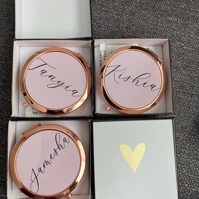 Tatuo 24 Set Inspirational Appreciation Gifts Compact Mirrors Bulk for  Women Gift Sets Pocket Makeup Mirrors for Purses for Bachelorette Bridal  Party Souvenir Gift