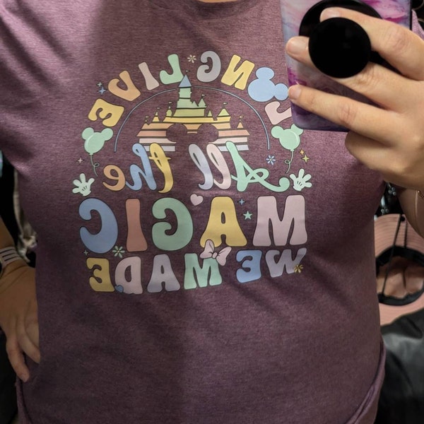 Retro Disney Pocket Size Print Shirts, Mickey Checkered Shirt, Retro ...