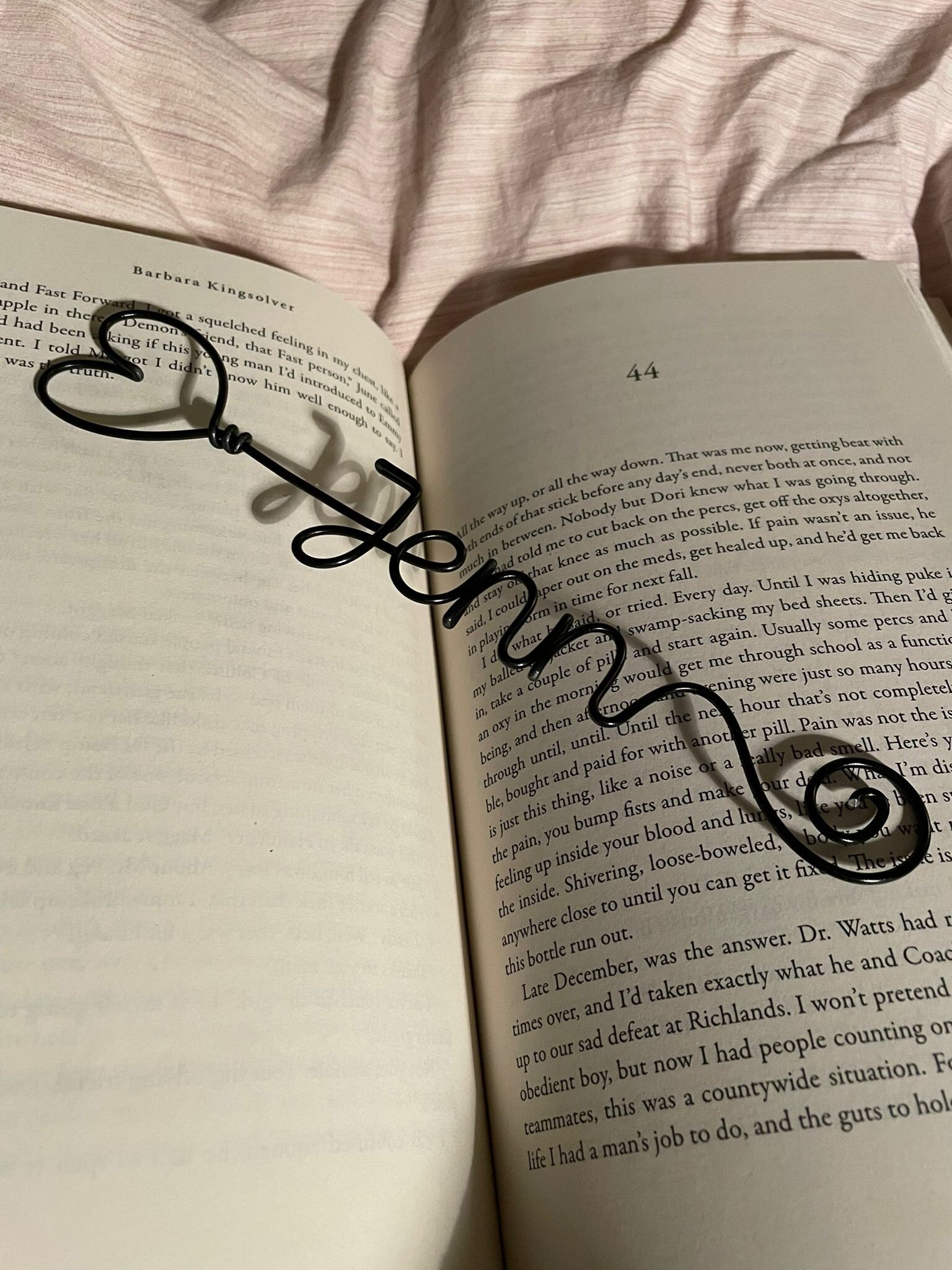 Personalised Bookmark - Wire Name Bookmark - Custom Bookmark Gift - Planner Marker - Back to School Gift - Teacher Gift - Book Lovers Gift