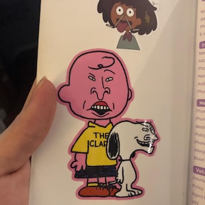 Autocollant / Aimant Drôle – Mashup Snoop Dogg & Snoopy – Sticker Voiture Décalé
