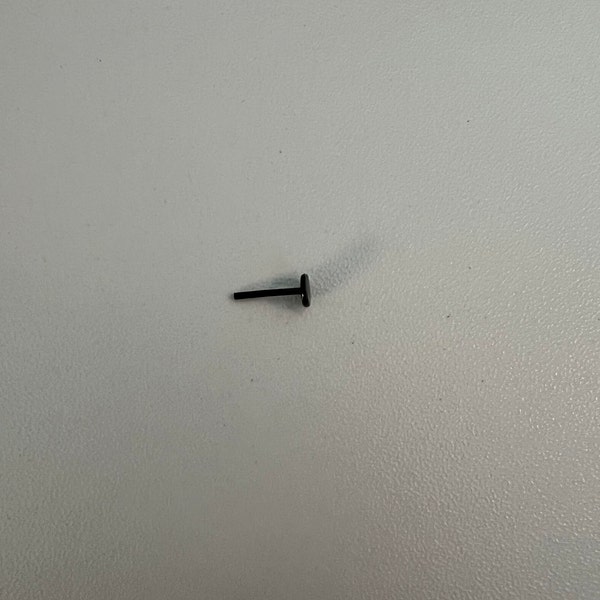 Push Pin Labret Backing, Threadless Flat Back, Minimalist Style, A ...