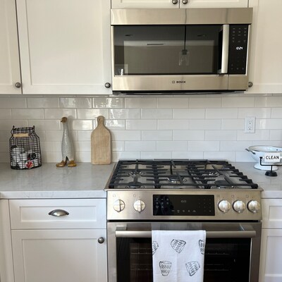 Vintage French Enamelware Pot Lid Rack, Rustic Blue Enamel Triangle ...