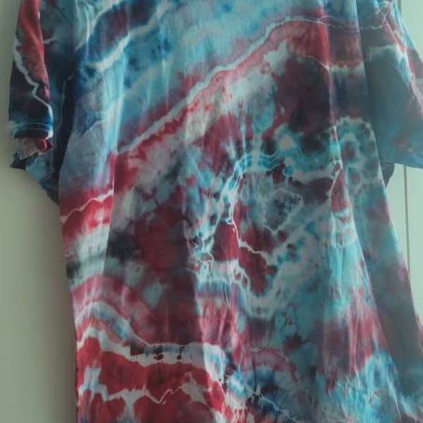 Red Tie Dye Women's Sweatshirt