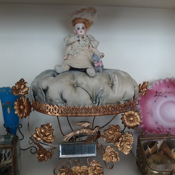 Poupée De Salon Bohémienne Vintage - Années 20 - 67 Cm - Fabrication Française - Occasion