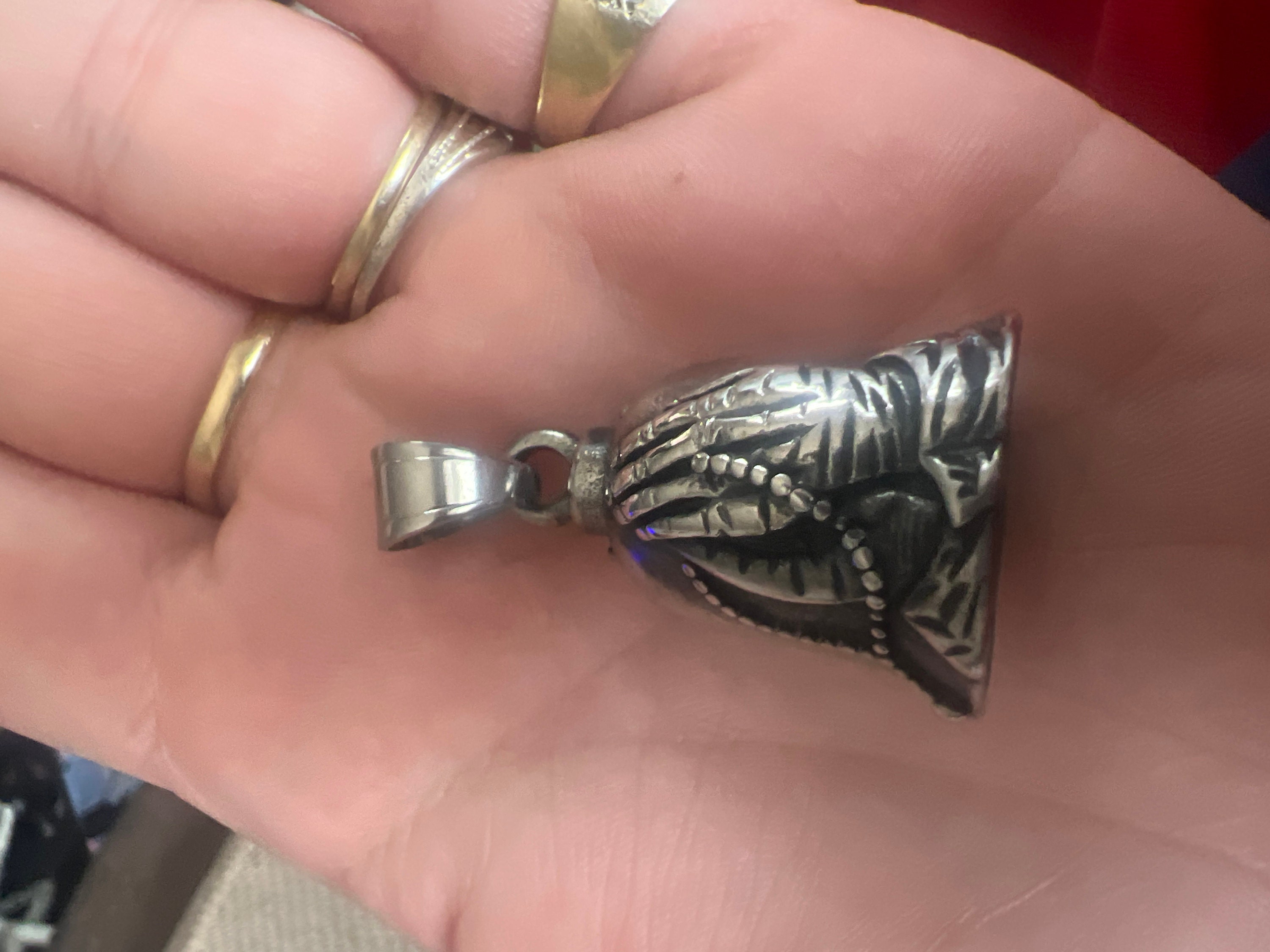 Guardian Bell or Biker Bell or Gremlings Bell, skull & Cross bone, live to ride, motorbike accessories