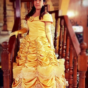 Handmade Belle Dress Belle Costume Princess Belle Dress - Etsy