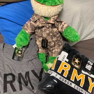 Build a Bear Camo Uniform Personalized US Air Force, Army, Navy ...