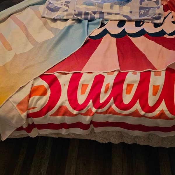 Personalized Ombre Beach Towel With Name, Custom Beach Towel for Kids ...