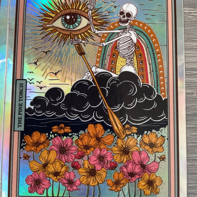 THE AUDACITY TAROT « HOLOGRAPHIC STICKER » | The Pine Torch