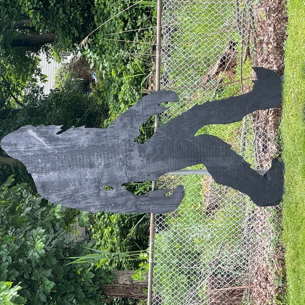 7ft 8ft 10ft Life Size Bigfoot Pattern Scroll Saw, Sasquatch Silhouette ...