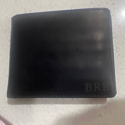 Leather Wallet, Personalized Christmas Gift Mens Wallet, Anniversary ...