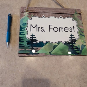 Personalized Classroom Decor Hall Passes Sign Farmhouse - Etsy