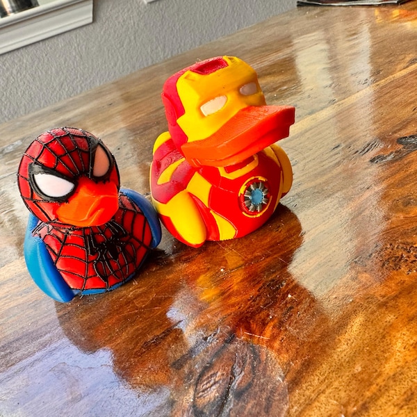 Spiderman 3D Printed Duck - Etsy