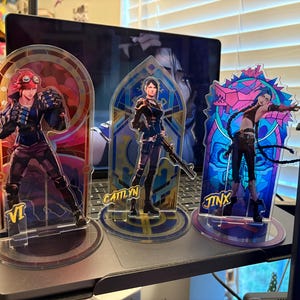 Anime Arcane, Jinx Standee, League of Legends Acrylic Standee