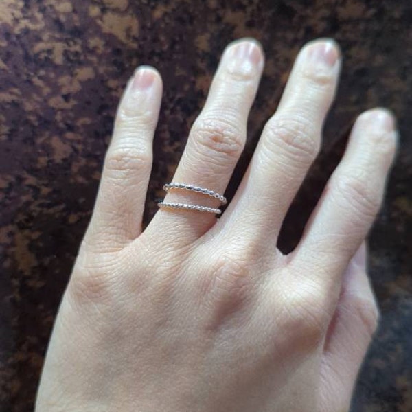 Stacking Rings, Midi Rings/ Sterling Silver/ Gold Filled - Etsy