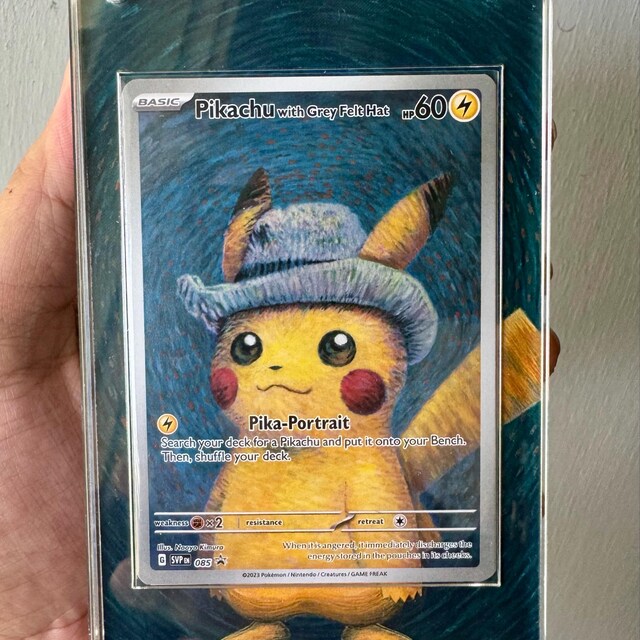 Pikachu with Grey Felt Hat トレーディングカード Pikachu With Grey Felt Hat 085 Promo Card Pokemon Van Gogh