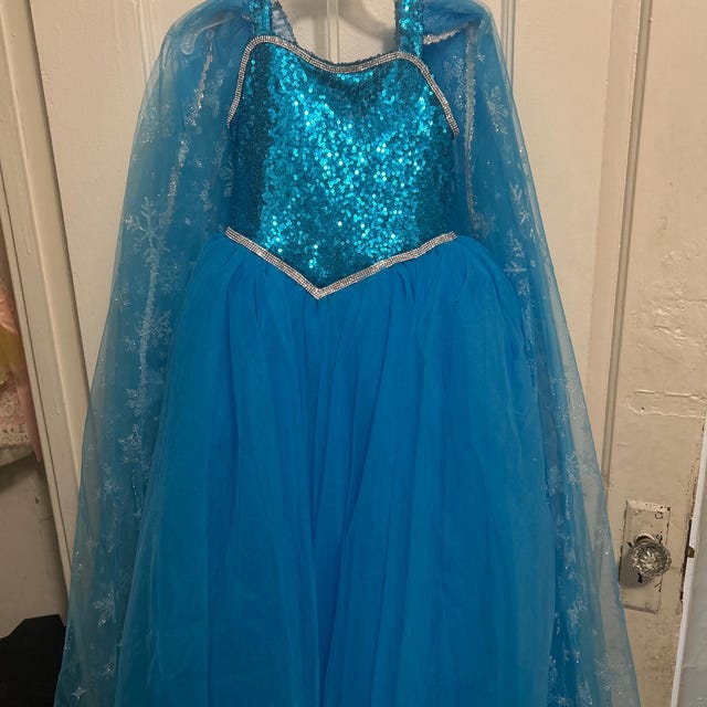 Elsa Inspired Dress: Sequined Frozen Princess Costume - Etsy
