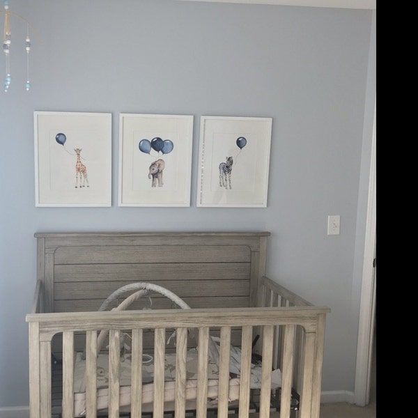 Nursery Wall Art Boy Nursery Decor Baby Animal Prints Baby Boy Wall ...