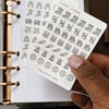 Custom Mini Icons Stickers Sheet Decoration Stickers. Minimal Planner ...