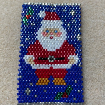 Peyote Cover Pen Pattern Santa Claus - Etsy