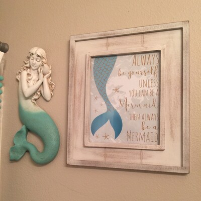 Mermaid Digital 8x10 Print Instant Download Always Be - Etsy