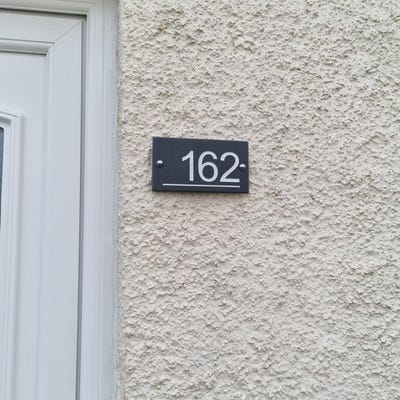 Double Sided Hanging Slate Sign Open or Closed 18 by 10 Cm Handmade ...