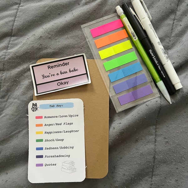 Annotation Notes Packs Small Annotation Kit | Book Annotation | Highlighter | Tabs | Pen ...