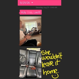 Lee added a photo of their purchase