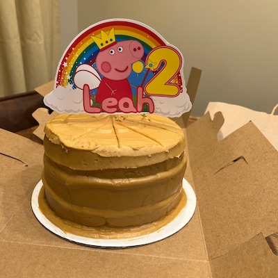 Printable Cake Topper, Personalized Birthday Party Cake Topper ...