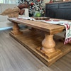 Design 59 Trestle Table Base- Single Hardwood Pedestal (P02