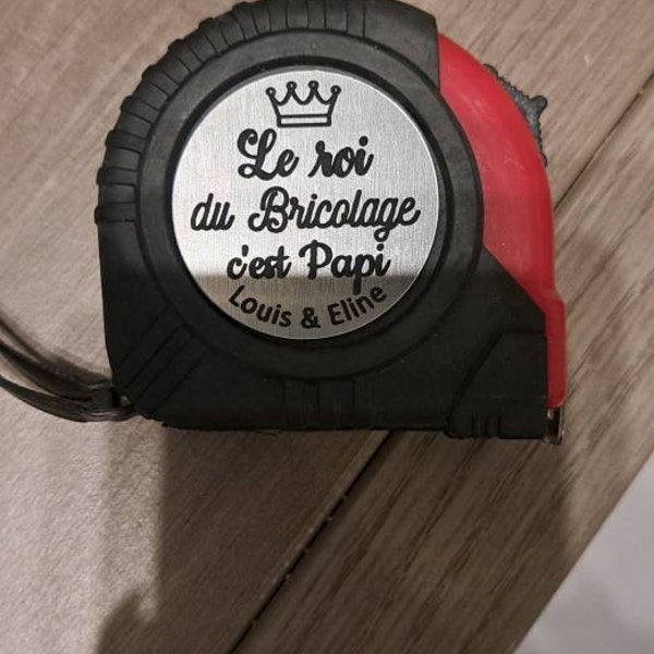 Cadeau De Fête Des Pères – Mètre Ruban Gravé Personnalisé, Personne Ne Mesure Jusqu'à Vous, Cadeau Personnalisé Pour Papa, Grand-père, 3 M