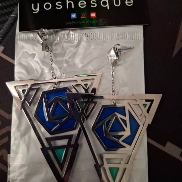 Bayonetta 2 Cosplay Geometric Earrings - Etsy Canada