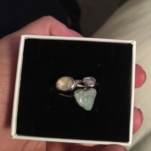 Customer photo from Mariah, Raw Crystal Ring Mystery Box! 3 Ring Set