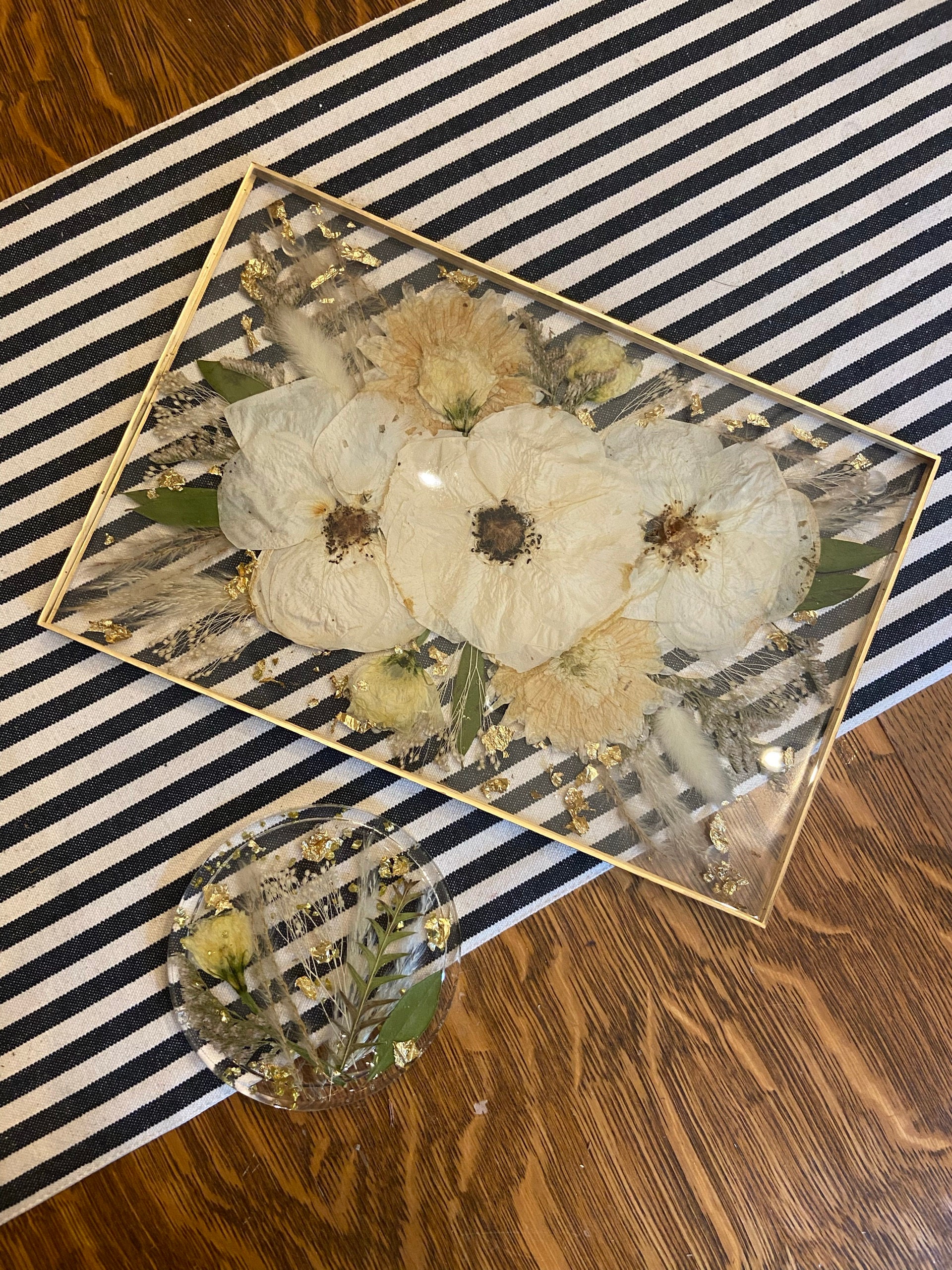 Preserved flowers from Amy's etsy review