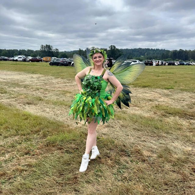 Woodland Leaf Fairy Tutu Dress: Adult Costume, Green Foliage - Etsy