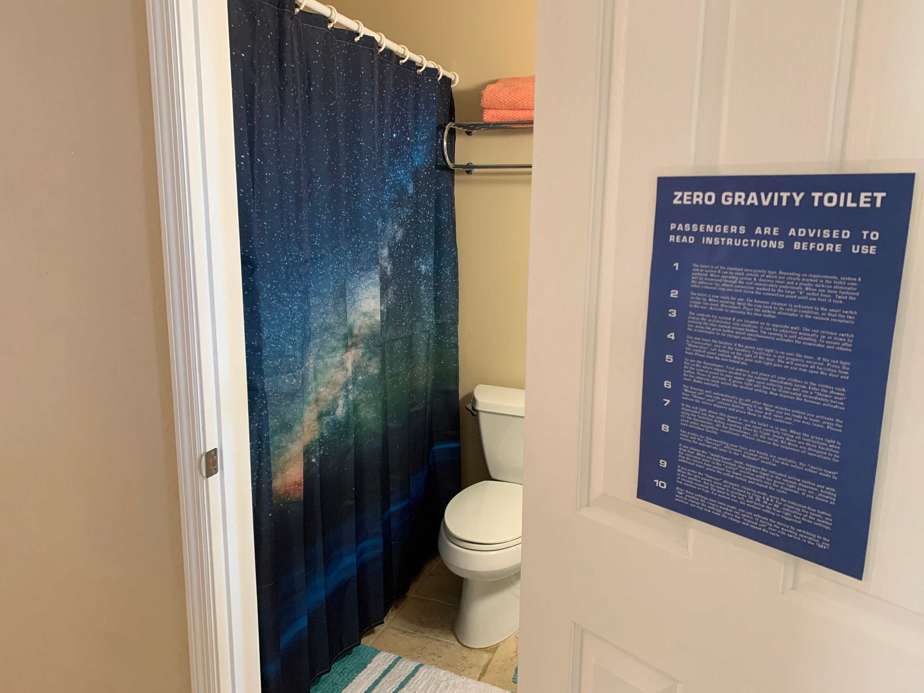 Zero Gravity Toilet Print, 2001 Space Odyssey Zero Gravy Toilet