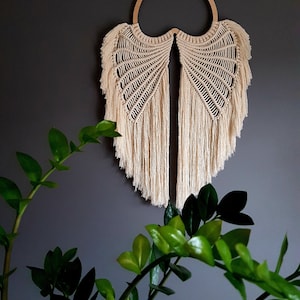 Macrame Leaf &amp; Feather Cutting Template / Macrame Wall Hanging | Etsy