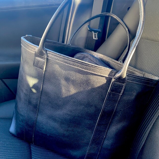 トートバッグ [DIERNEAS] 2-WAY STAY Bag (Deep Black) dragon-diffusion-woven-leather