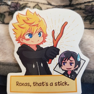 Kingdom Hearts Roxas Funny Stickers - Etsy