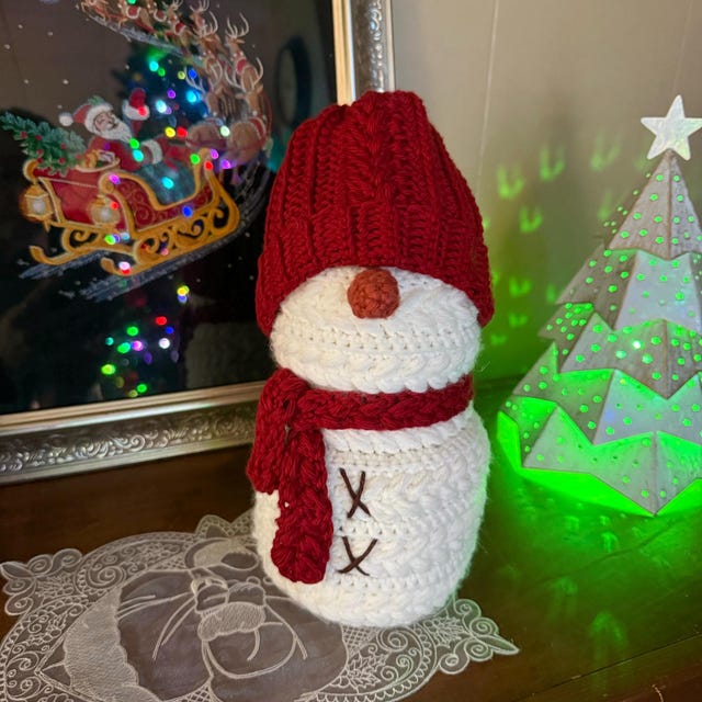 A customer's finished Autumn Wheat Hat Beanie Crochet Pattern