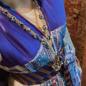 Thobe Embroidered Palestinian Maxi Dress Long Sleeves Kaftan ...
