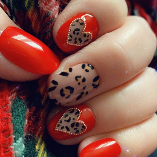 aka Bailey: Patriotic Leopard Print Nails